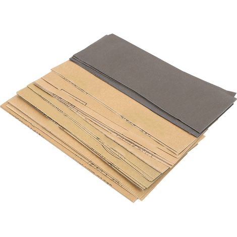 Ensemble de 36 feuilles de papier de verre (grain 400-3000) pour le meulage, le polissage et le lustrage (1/5)