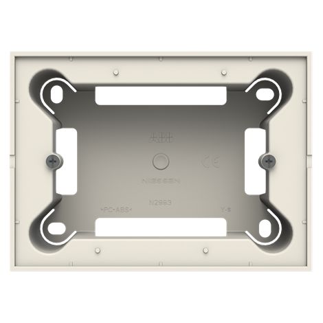 Zenit Support Saillie 3 Modules Blanc 2CLA299300N1101 ABB N2993BL (1/3)