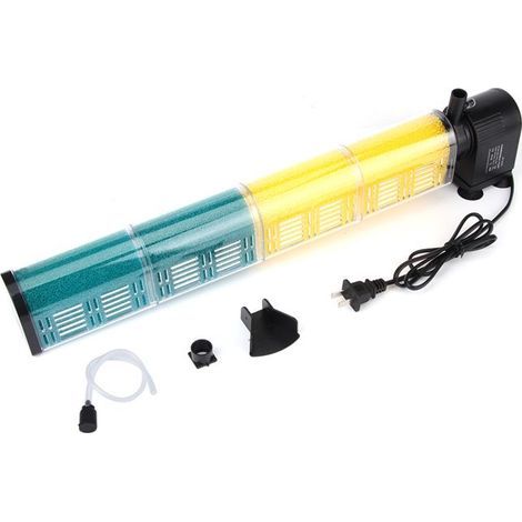 BelleRise – 3-in-1 Innenfilter – AP-2000F 30W 1600 l/h – Filtration & Belüftung – 350L Aquarium – 220V (1/5)