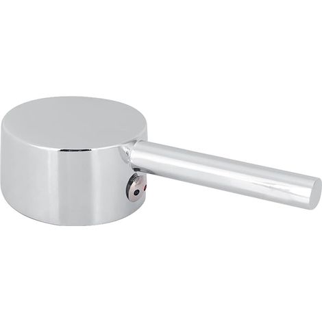 Poignée de levier de robinet, 45mm Valve Core D'eau Poignée En Alliage De Zinc À Levier Navire Évier Robinet Monotrou Grand Pour La Douche À Levier Unique (1/5)