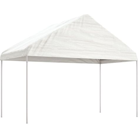 Maison Exclusive - Gazebo con Tetto Bianco 20,07x4,08x3,22 m in Polietilene