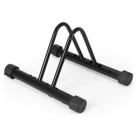 Support de vélo extérieur en métal, support de rangement pour vélo, support de stationnement pour vélo pour garage ou abri de jardin (1 station de vélo)