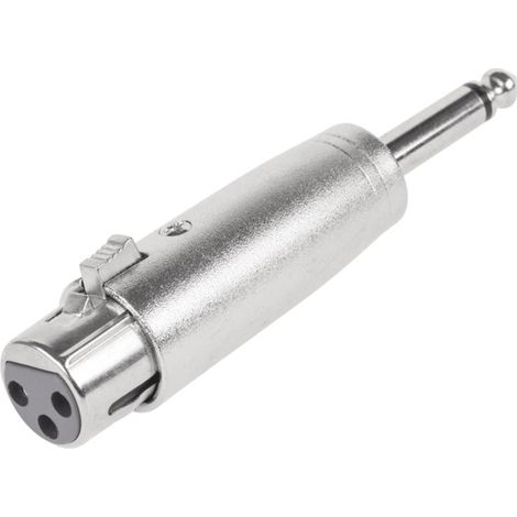 Adaptateur prise XLR - prise jack mono 6,3 mm