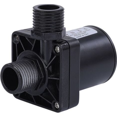 Bürstenlose Gleichstrompumpe – 12 V, 700 l/h, 20 W, Mikro-Bürstenlospumpe, 5 m / 16,4 ft, Hochtemperatur-Boosterpumpe für Aquarium, Springbrunnen, Schwimmbad, Teich, Toilette (1/5)
