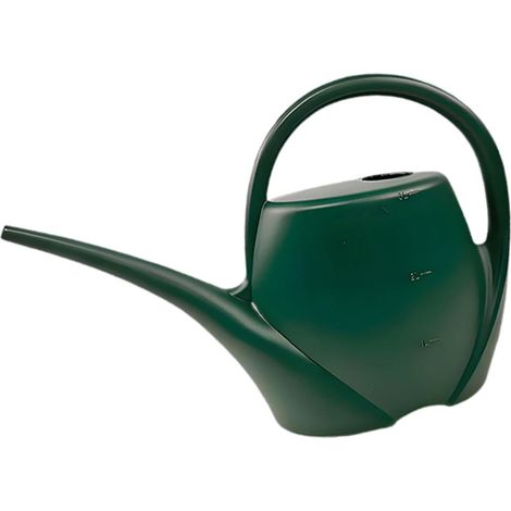 Arrosoir de 3 litres avec Poignée Confortable et Verseur, Fabriqué en Polyéthylène, pour Arroser Les Plantes de Jardin, Les Bonsaïs, Les Plan, Vert Foncé (1/5)