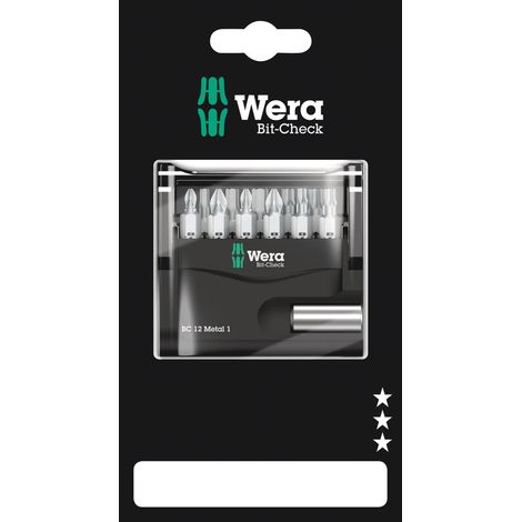 Wera Bit-Check 12 Metal 1 SB (1/4)