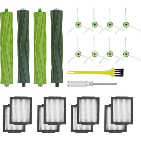 Piezas de repuesto compatibles con iRobot Roomba series e, i y j E5, E6, i3, i3+, i4, i4+, i5, i5+, i6, i6+, i7, i7+, i8, i8+, j7, j7+ Plus, accesorios de repuesto para aspiradora robot. (1/4)