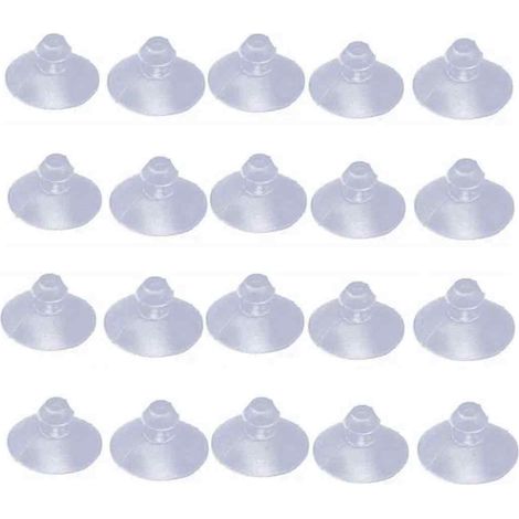 Ventouse - Caoutchouc Souple - Diamètre 18 mm - Pour Protection Verre - Anti-collision - 20 Pièces (1/5)