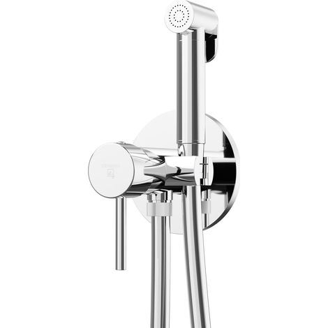 Steinberg 100 - Robinet de bidet encastré, avec douchette, chrome 100 1350 (1/4)