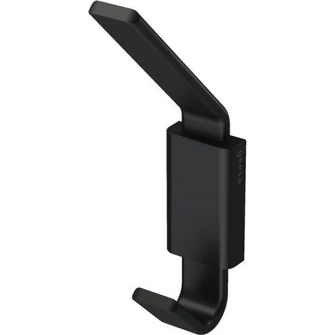 Geesa Frame Patère double pour serviettes Noir