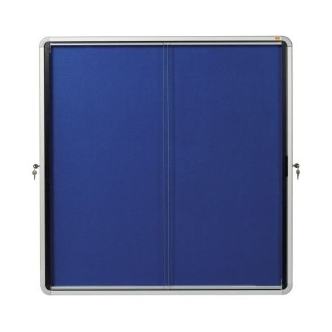Nobo modernes Wanddisplay blau 92,2 cm