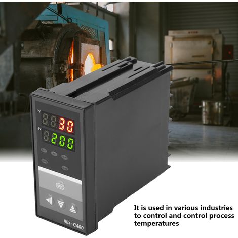 REX-C400 Régulateur de chaleur automatique thermostat pour four et machines (1/5)