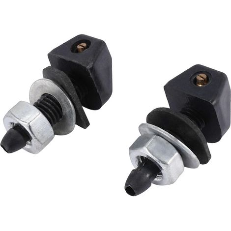 Paire de 2 buses de lave-glace avant en plastique noir pour BMW (1/5)