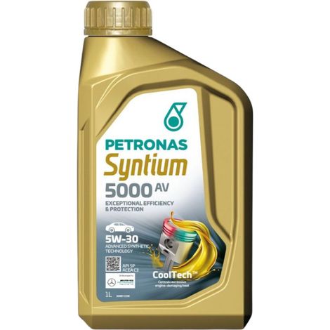 Huile moteur 5W-30 Syntium 5000 AV 1L PETRONAS
