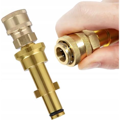 Ersatz-Adapter JetLink BrassPro NGSH – Messing Schnellkupplung 1/4" Kompatibel mit Hochdruckreinigern Nilfisk Gerni STIHL HUSQVARNA (1/5)