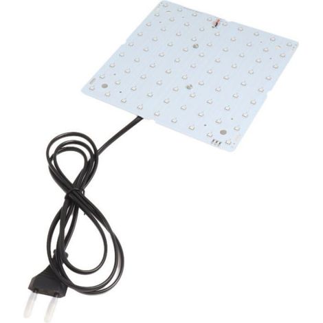 Lampe de culture LED - - Spectre complet 390-730 nm - 81 LEDs - Rouge et bleu - Aluminium - Durée de vie  50 000 h (1/4)