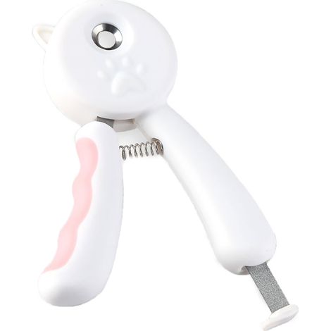 Coupe-Ongles pour Chats Coupe Griffes Chien Pince à Ongles Coupante avec Lime - pour Petits Animaux, Coupe-Griffes de Chat Ciseaux pour cochons d'Inde,Hamsters et Lapins（rose）