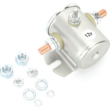 Relais Solénoïde 12V 200A à Service Continu - Interrupteur de Démarrage Haute Puissance (1/5)