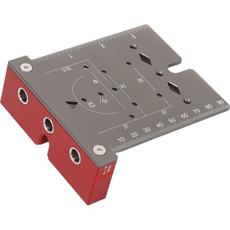 Scharnier-Holzbearbeitungs-Lochsägen-Set, Öffner-Set, Handwerkzeug 3 in 1, Verbindungsplattenstanzer, Fixierer 35 mm (1/5)