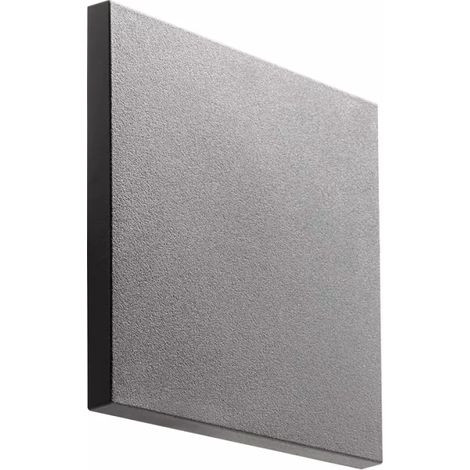 Applique moderno redo group aura 90370 90371 led ip65 abs policarbonato, finitura metallo grigio scuro (1/5)