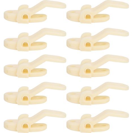 Lot de 10 poulies en plastique pour accessoires de ventilateur agricole, outil de ventilation pour serre et ferme (1/5)