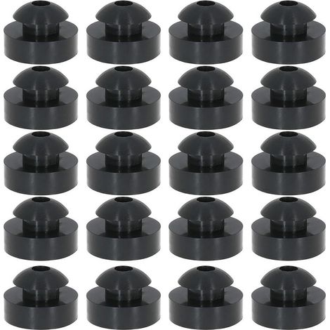 Lot de 20 œillets en caoutchouc pour joint de siège de boîte à gants 5412504 5410774 – Joints métalliques pour modèles 330 500 2004-2005 – Noir (1/5)