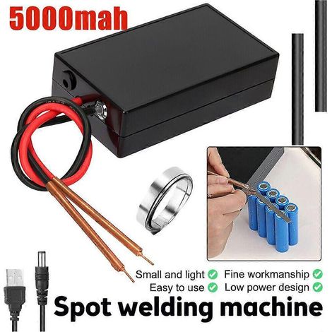 Batterie Punktschweigert Set Handgehalten fr Spot Welder 18650 Akku Schweien