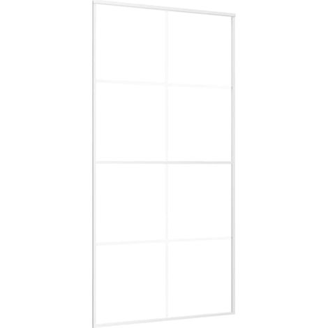 Maison Exclusive - Schiebetür ESG Glas und Aluminium 102,5x205 cm