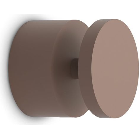 Ideal Lux Applique moderna TOFFEE 1 luce LED integrato IP65 coffee metallo