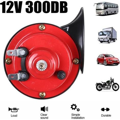 Klaxon 12V 300DB Universel Étanche pour Voiture Camion Moto (1/4)