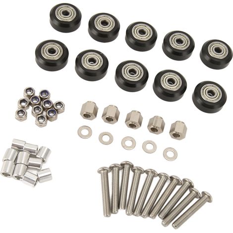 10 Roulements à Billes POM pour Imprimante 3D - Poulies de Guidage et Transmission Haute Précision