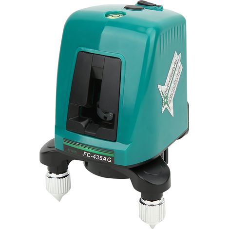 FC-435AG Hochpräziser grüner Laserstrahl, selbstnivellierend, 2-Linien-Messgerät für horizontale und vertikale Ausrichtung (1/5)