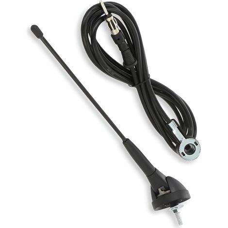 Sound-way Antenne de Toit 19 cm Embout de Rechange Voiture Radio AM/FM/Dab Autoradio 23cm Remplacement Universelle Auto filettage M4 M5 M6 (1/5)