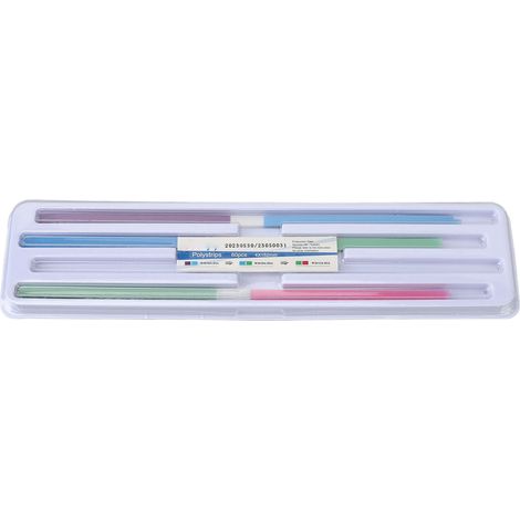 Lot de 60 bandes de polissage dentaire, feuilles abrasives de finition pour dents, outil de ponçage et meulage, soin buccal (1/5)