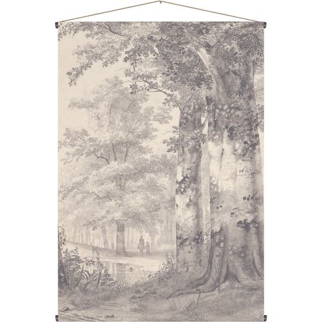 Art for the Home Linien Wanddeko XL Forest Ride - 150x100cm (1/5)