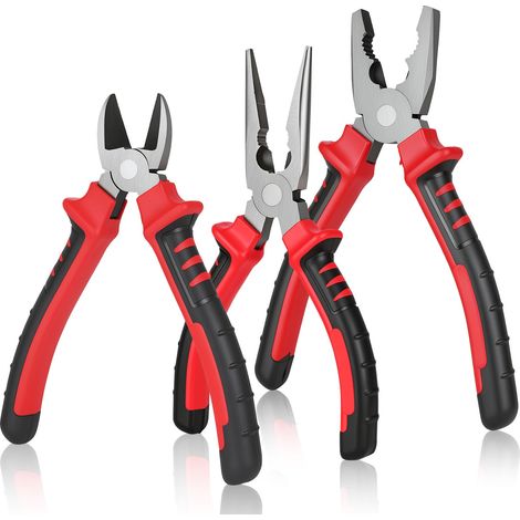 Jeu de Pince, 3 PCS Jeu de Pinces en Acier au Carbone (1/5)