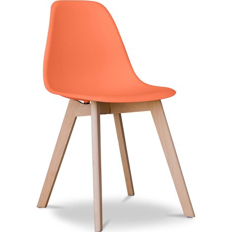 Esszimmerstuhl - Skandinavischer Stil - Denisse Orange