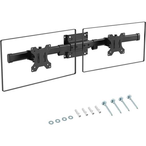 Monitorhalterung Dual Wand Adapter VESA 75 100 10kg Stahl 35 ZOLL (1/5)