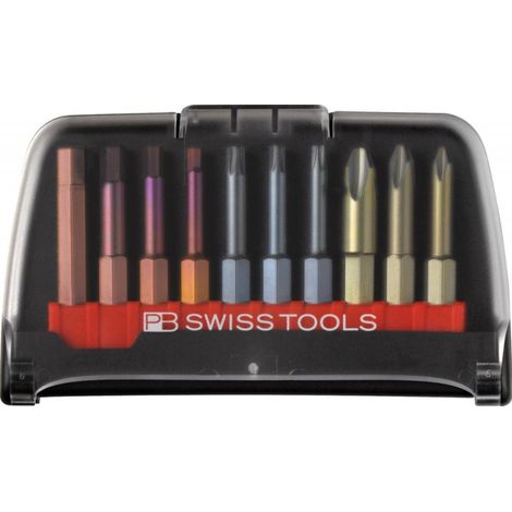 Assortimento di bit 10 pezzi Bit 50 mm PB Swiss Tools