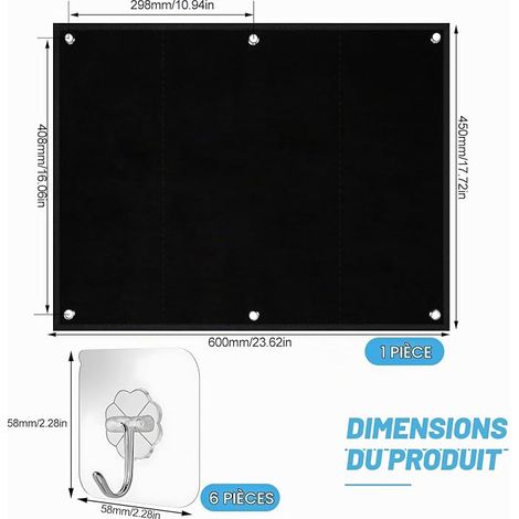 Tactical Patch Panel 60 x 45 cm Patch Holder Board Wall Tactical Hanging Patches Foldable Board with Eyelets (1/4)