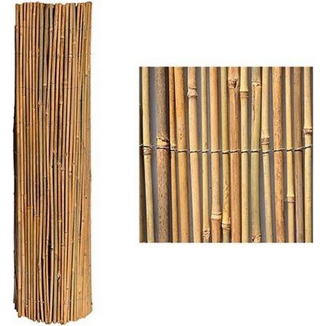 Arella filo esterno Mister frangivista in cannette di bamboo 1x3 mt legate con filo metallico sovrapposto da giardino esterno