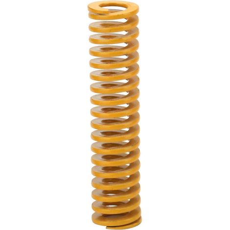 2pcs OD 12mm ID 6mm Die Ressort Jaune Longue Spirale Estampage Charge Légère Compression Die Ressort Jaune(TF1250mm) (1/5)
