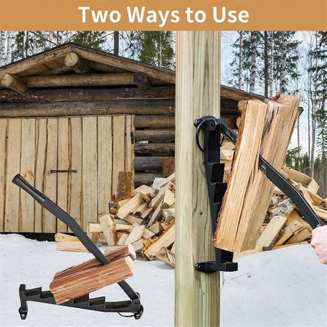 Wandmontierter Handholzspalter für Camping