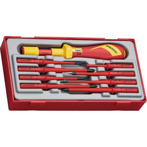 Juego de destornillador dinamométrico aislado de 9 piezas TTVSD09