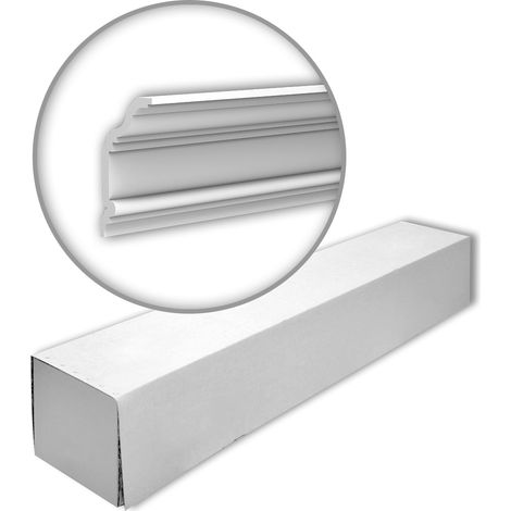 Profhome 650242-box 1 Karton SET mit 4 Eckleisten Deckenleisten Neo-Klassizismus-Stil  8 m