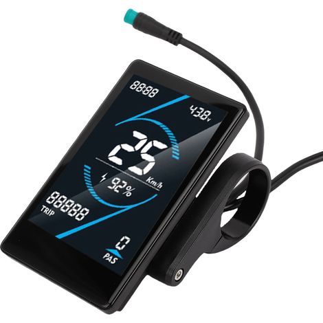 Compteur de vélo étanche 24-72V, écran LCD couleur HD multifonctionnel pour vélo électrique (1/5)