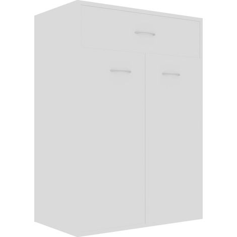 Maison Exclusive - Scarpiera Bianca 60x35x84 cm in Legno Multistrato (1/5)