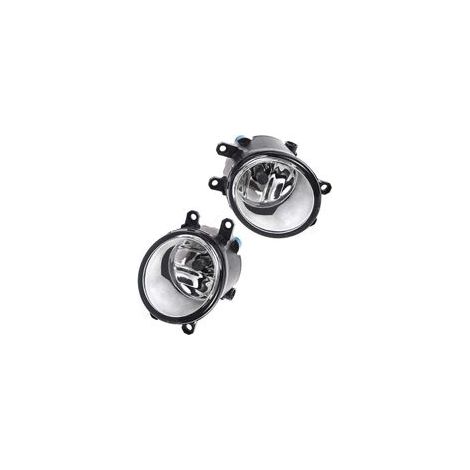 Paar Halogen-Nebelscheinwerfer mit hoher Leuchtkraft für Toyota Corolla Avensis Camry Ractis Verso Rav 4 2003-2014 (rechts und links) - Crezuo