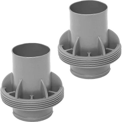 Adaptateur de tuyau P05992 38 mm pour chlorinateur à eau salée Bestway à pompe à sable, lot de 2 ( ) (1/5)