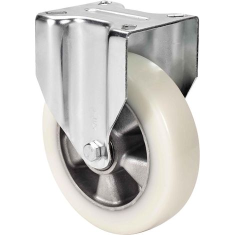 rueda fija  4mm 17zvr160-ausb alum.-poliur.blanco"veloc"eje bolas (1/2)